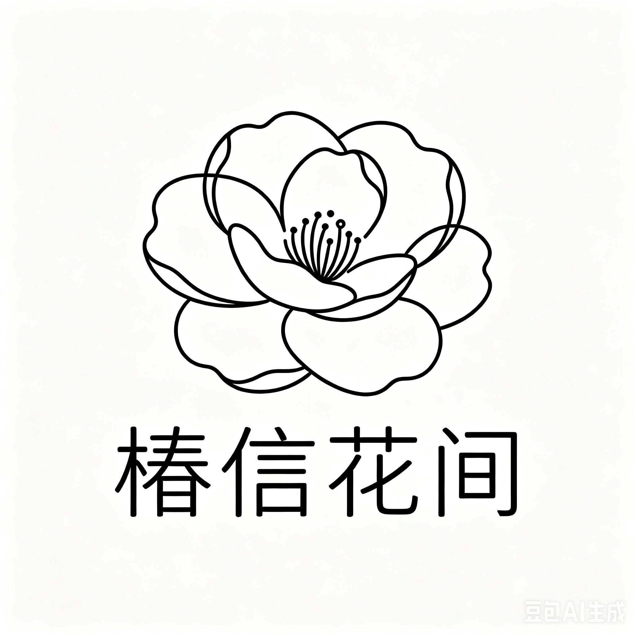 椿信花间