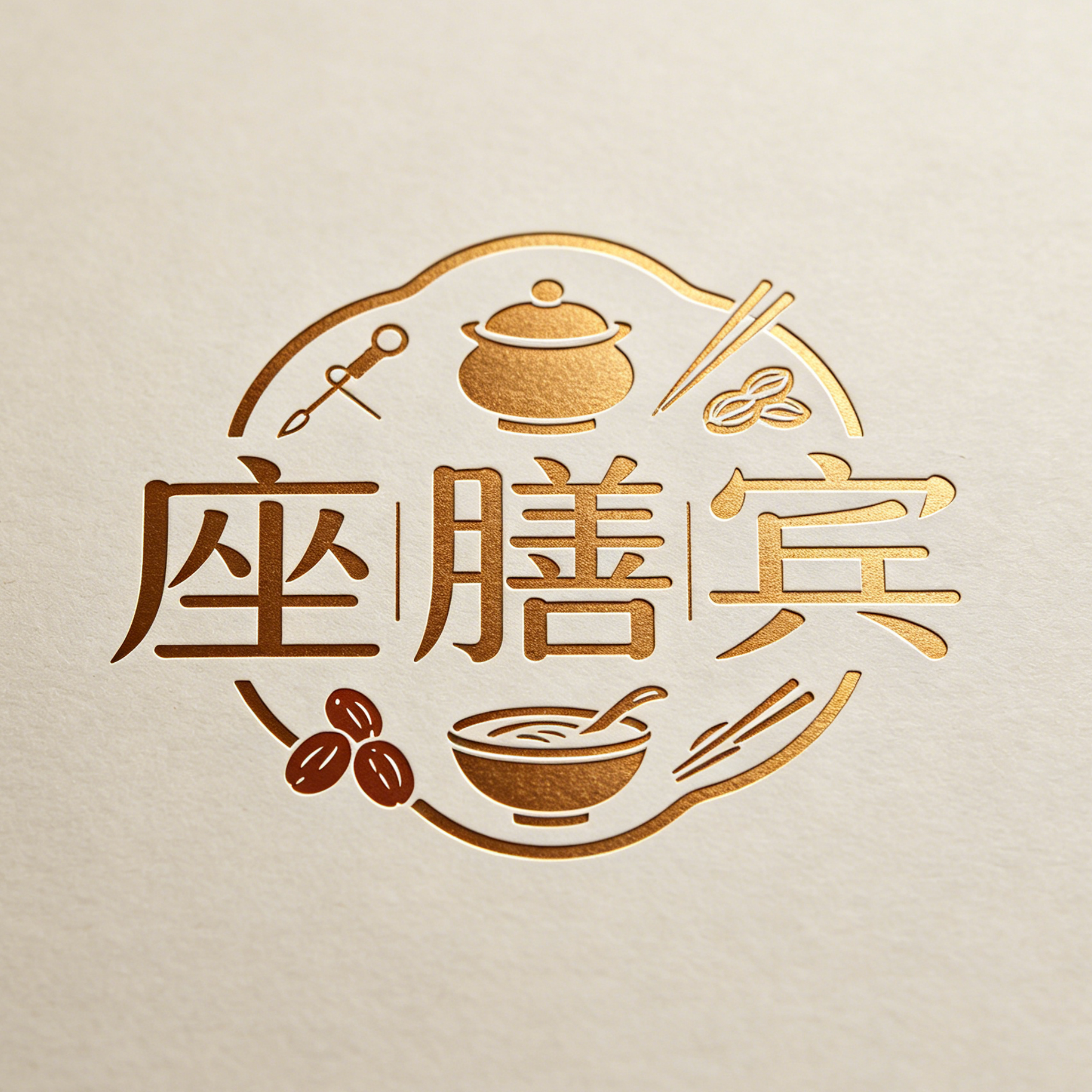 座膳宾滋补馆 店铺LOGO