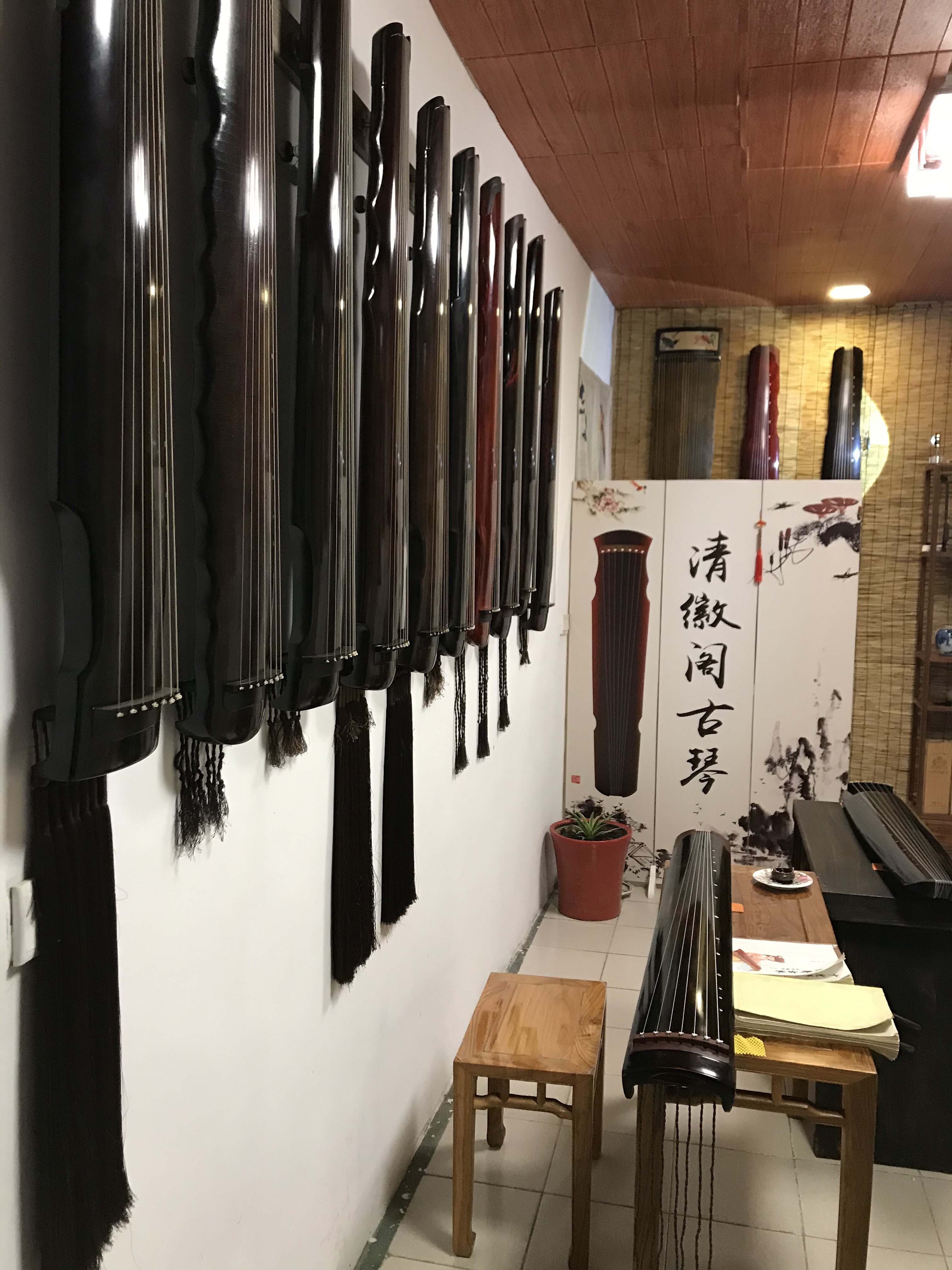 扬州清徽阁老杉木纯生漆古琴总店
