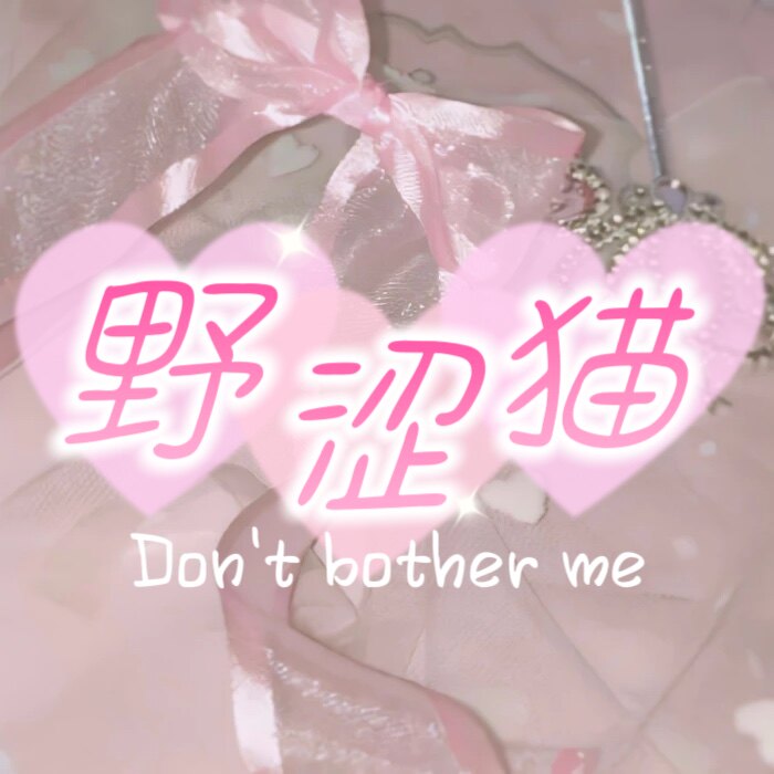 野涩猫Don't bother me
