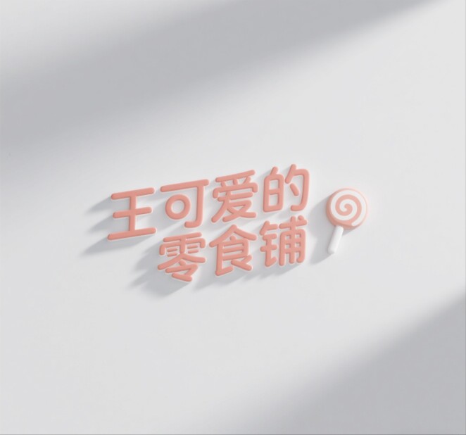 王可爱的零食店 店铺LOGO