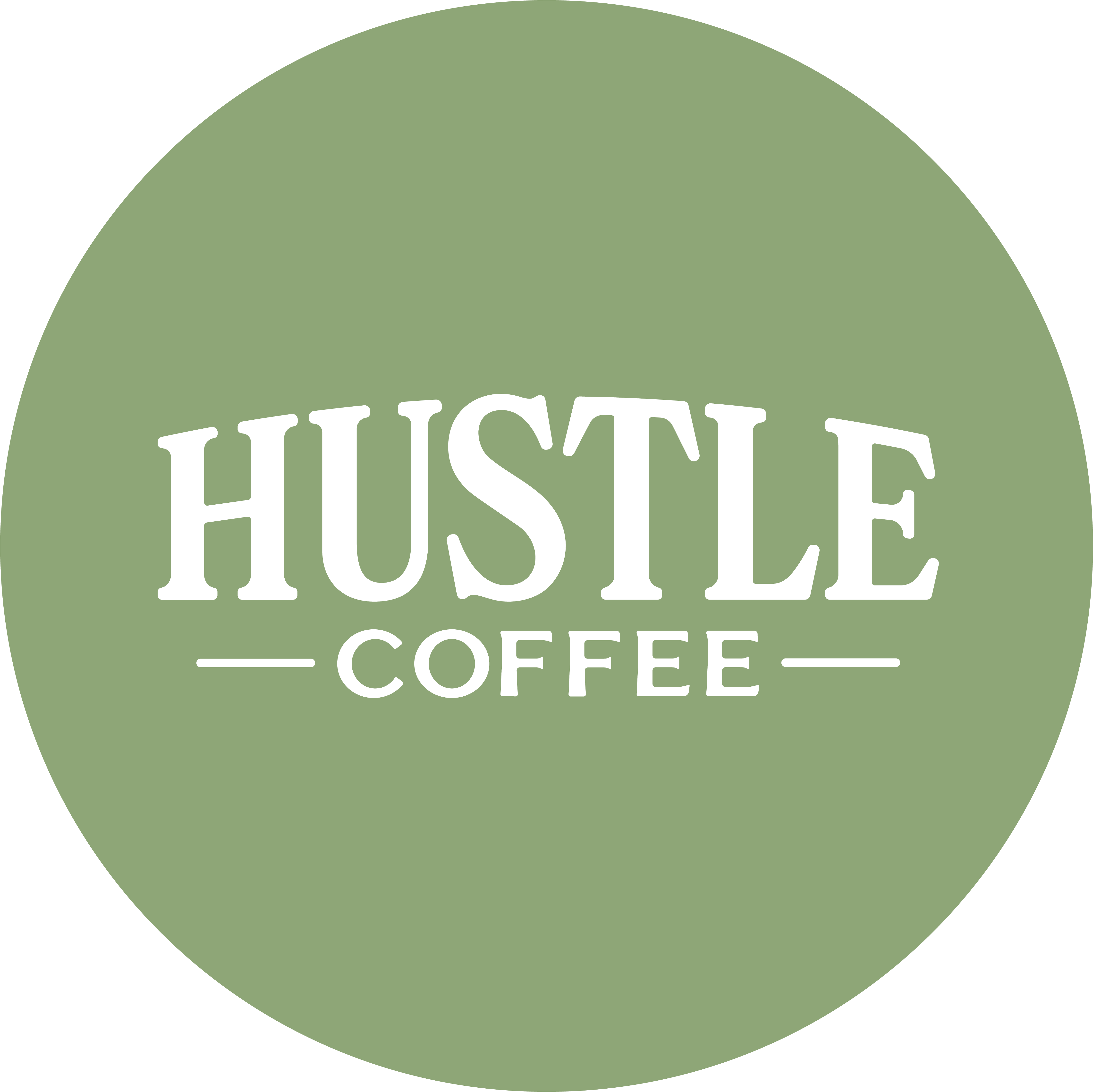 hustlecoffee自强不息咖啡