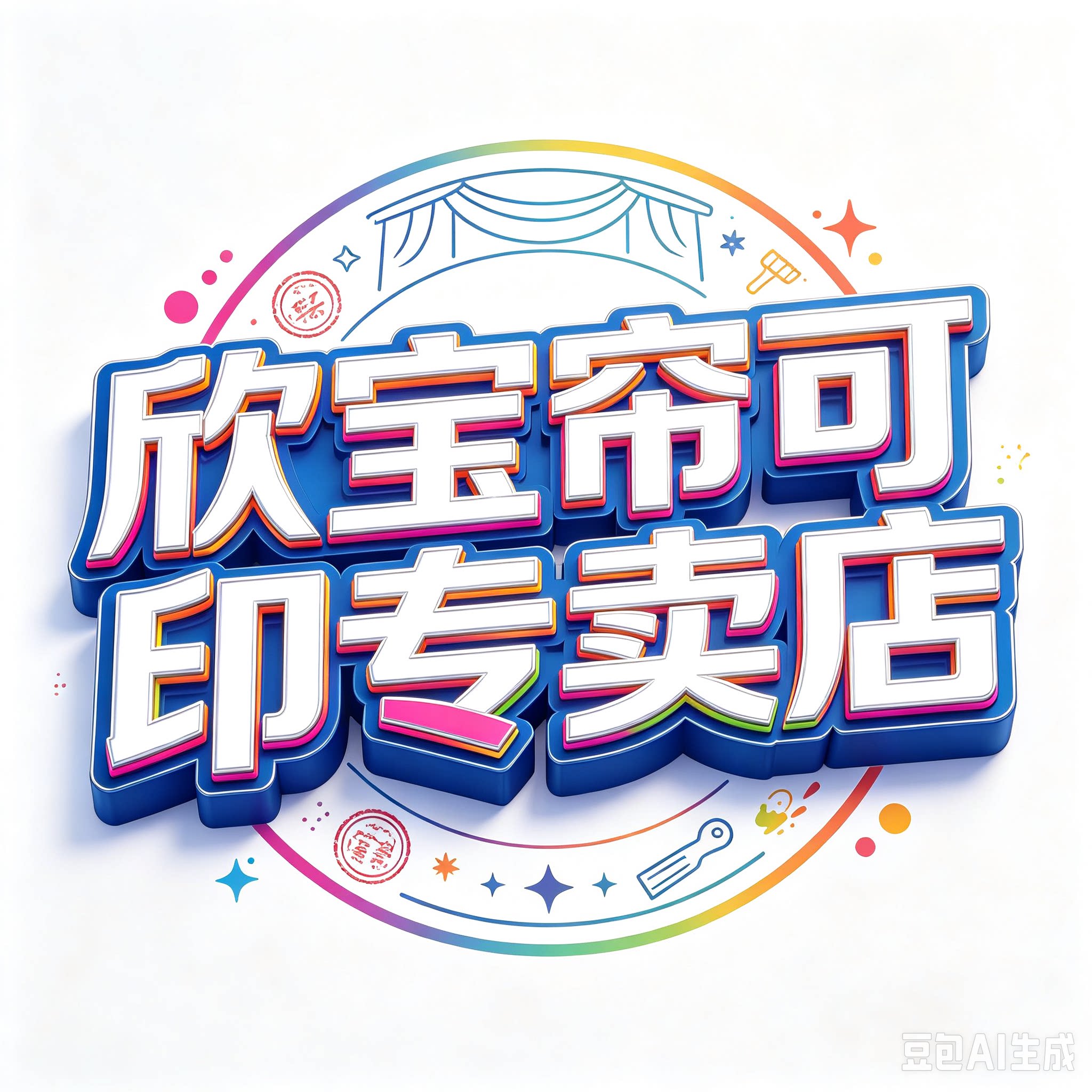 欣宝帘可印专卖店 店铺LOGO
