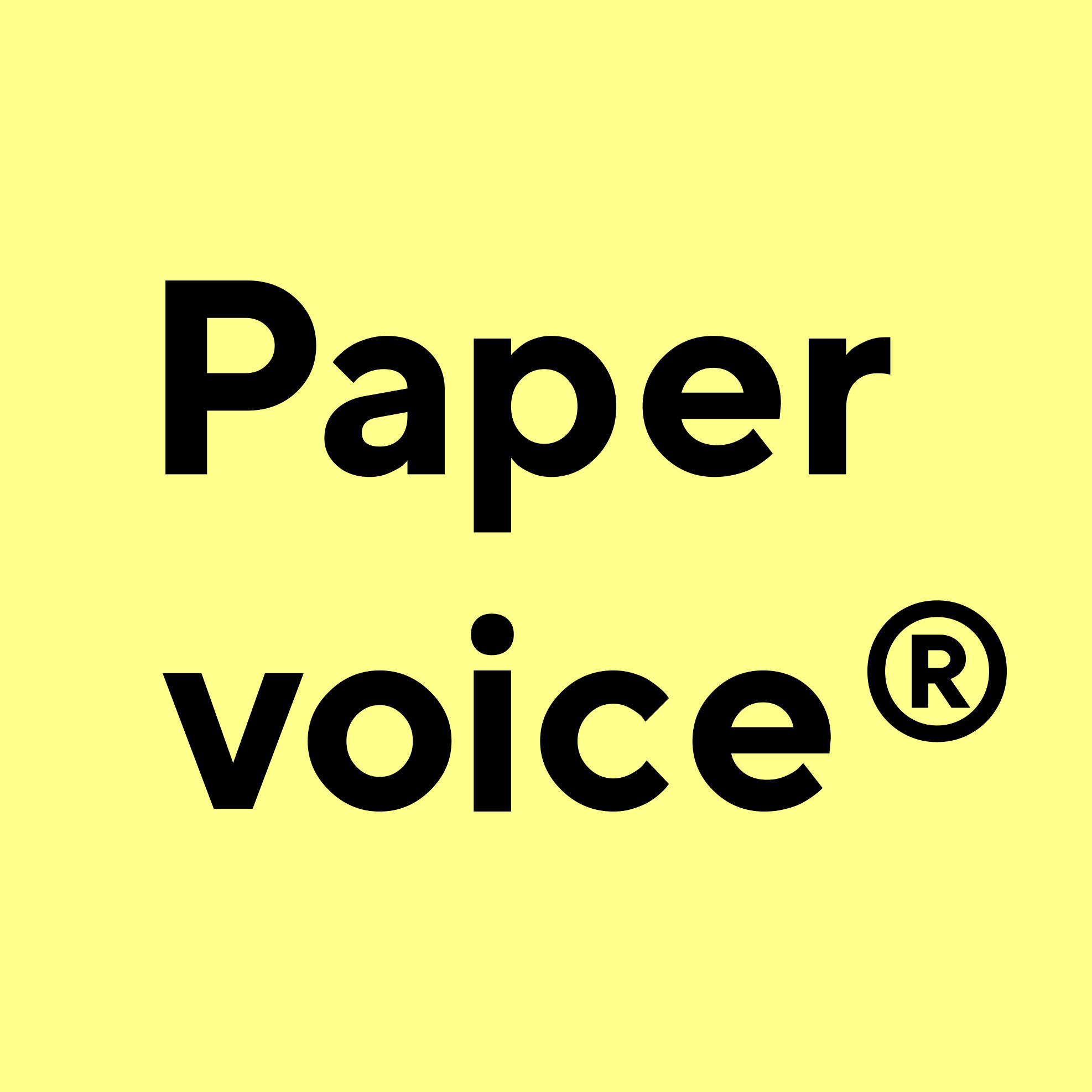 PaperVoice 店铺LOGO