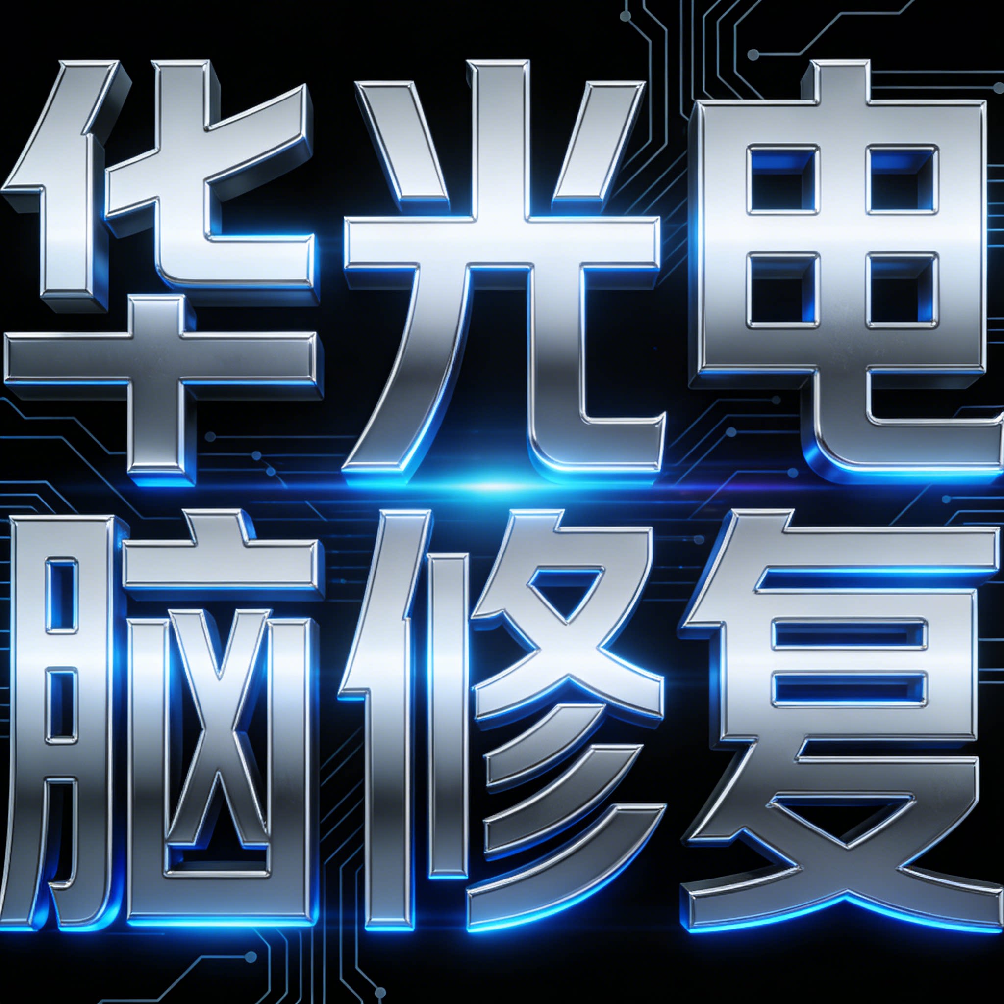 华光电脑修复 店铺LOGO