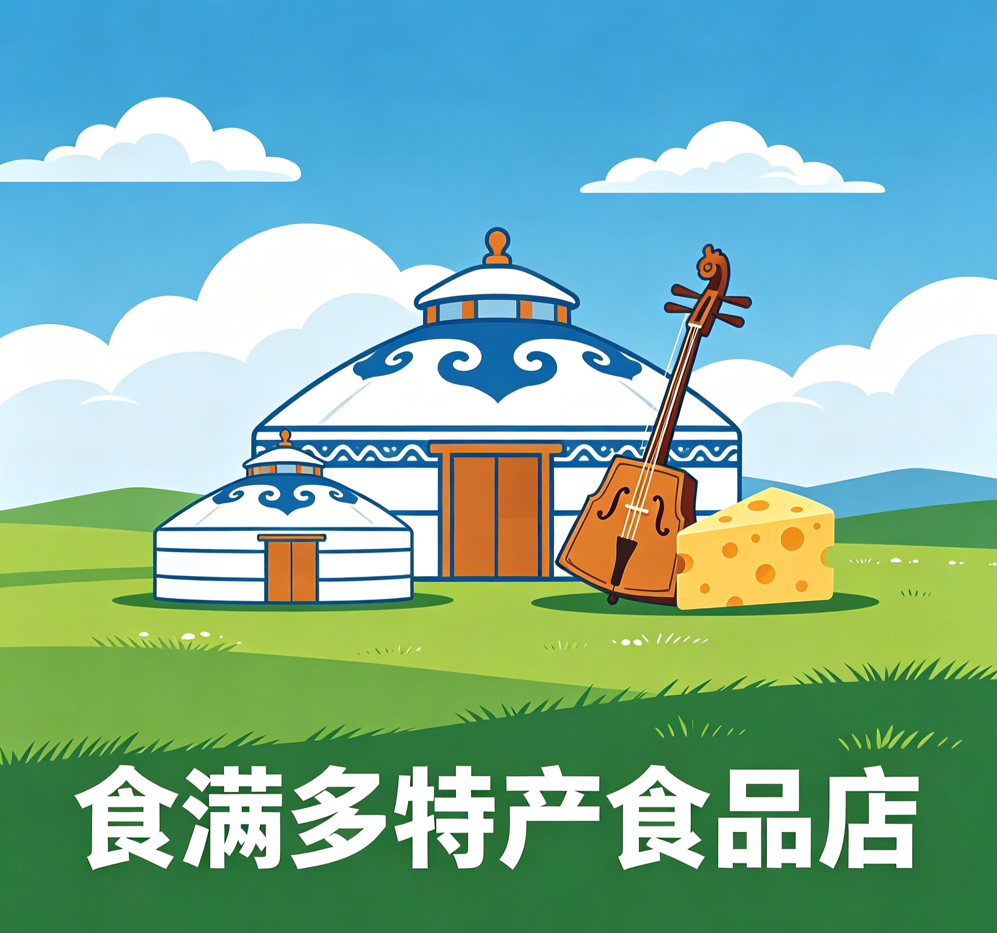食满多百货店 店铺LOGO