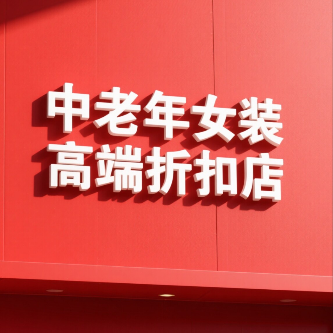 中老年女装高端折扣店
