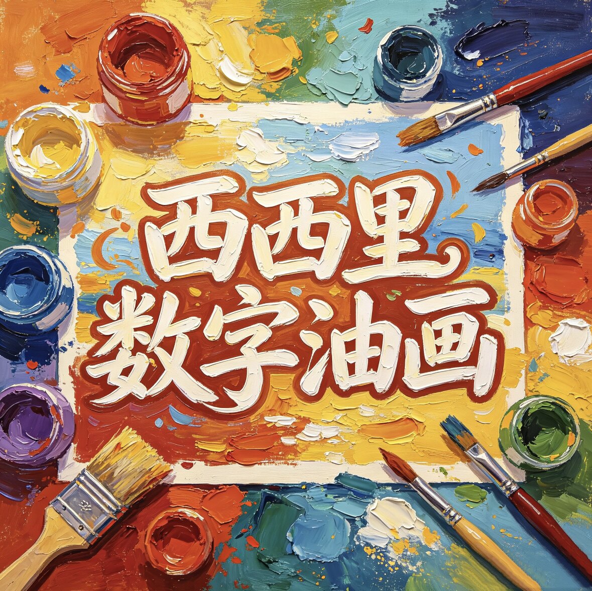 西西里数字油画