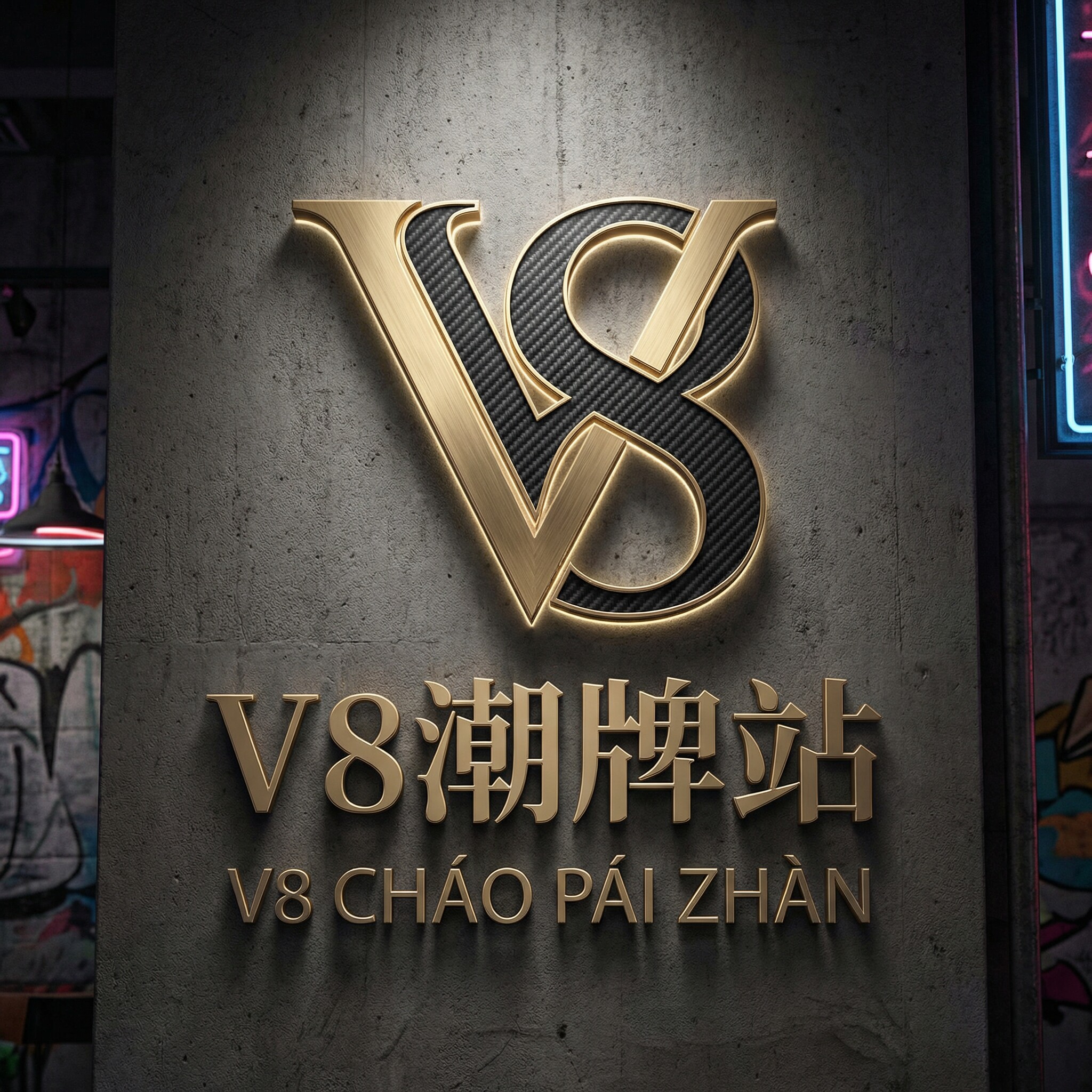 V8潮牌站 店铺LOGO