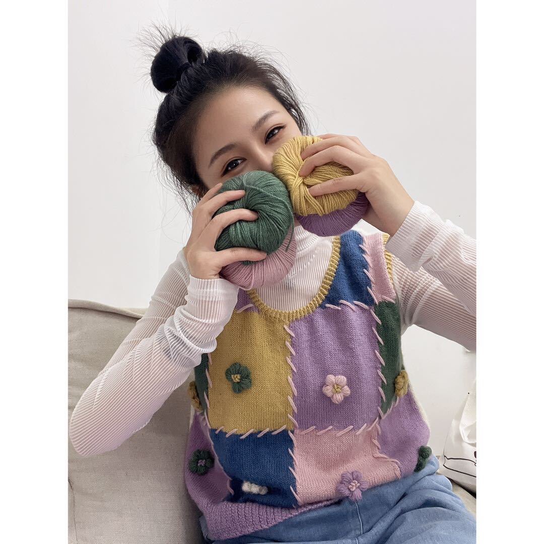 狗蛋玩毛线