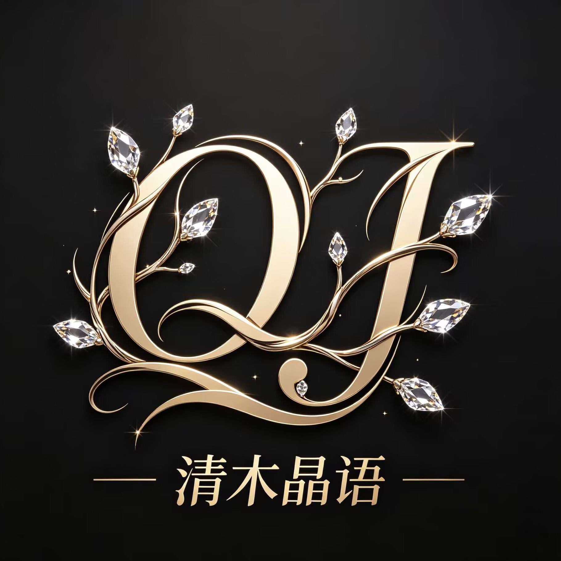 清木晶语小众设计水晶工作室 店铺LOGO
